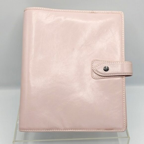 Filofax Malden A5 Leather Organizer Pink - Picture 1 of 7
